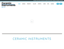 Tablet Screenshot of ceramicinstruments.com